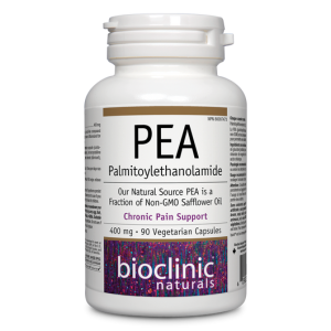 Bioclinic Naturals PEA Palmitoylethanolamide 400 mg 90 Vcaps