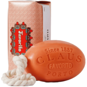 Claus Porto Favorito Red Poppy Soap on a Rope 12.4 Oz