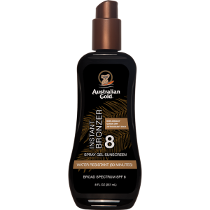 Australian Gold  SPF 8 Spray Gel Bronzer 8 fl oz