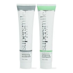 Supersmile Professional Whitening System Toothpaste Triple Mint + Accelerator 1 Kit 5 Oz