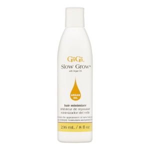 Gigi Slow Grow Hair Minimizer with argan oil 8 Oz
