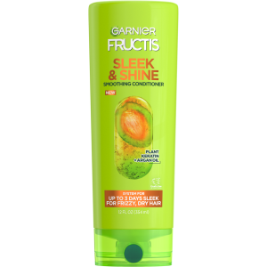 Fructis Garnier Sleek & Shine Conditioner, Frizzy, Dry, Unmanageable Hair - 12 Fl. Oz