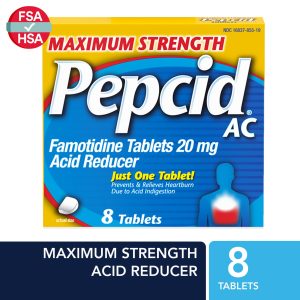 Pepcid Ac Maximum  Strength Tablets 20 Mg 8Ct