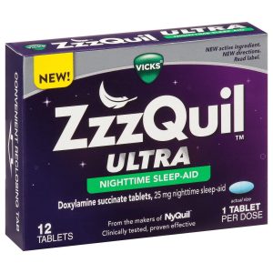 ZzzQuil Ultra 25 Mg Nighttime Sleep Aid 12 Tablets