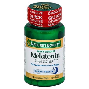 Nature's Bounty Melatonin, 3 Mg, Quick Dissolve Tablets