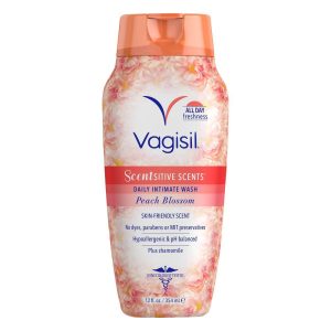 Vagisil Scentsitive Scents Daily Peach Blossom Intimate Wash 12 Fl Oz
