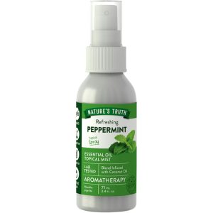 Nature's Truth Essential Oil Topical Mist, Aromatherapy, Peppermint 2.4 Fl Oz