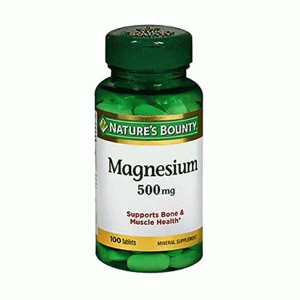 Nature's Bounty High Potency Coated Tablets 500 Mg Magnesium