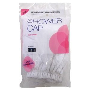 Siris Shower Cap Large Terry Lined Vinyl, Assorted Colors