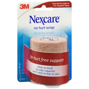 Nexcare No Hurt Wrap, Unstretched, 3 Inch
