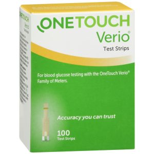OneTouch Verio Blood Glucose Test Strips - 100 Count