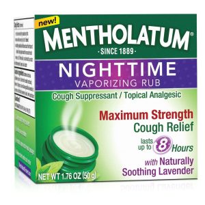 Mentholatum Nighttime Vaporizing Rub Maximum Strength Cough Relief