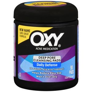OXY Maximum Strength Deep Pore Acne Cleansing Pads, 2% Salicylic Acid, 90 ct