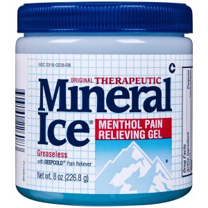 Mineral Ice Therapeutic Pain Relieving Gel, Cool Recover, Menthol 2%, 8 oz
