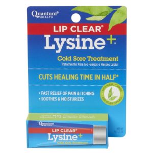 Quantum Health Lysine Plus Cold Sore Treatment Lip Clear Ointment By 0.25 Oz