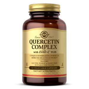 Solgar Quercetin Complex With Ester-C Plus, 50 Vegetable Capsules