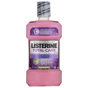 Listerine Total Care Mouthwash, Anticavity, Fluoride, Fresh Mint 1.0 L