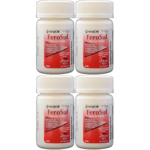 Major FeroSul Ferrous Sulfate 325mg, 100 Tablets