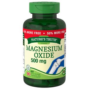 Nature's Truth Magnesium Oxide, 500 Mg, Capsules