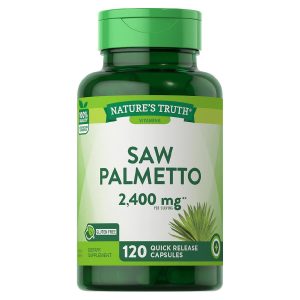 Nature's Trut 2400 Mg,Saw Pametto  120 Quick Release Capsules