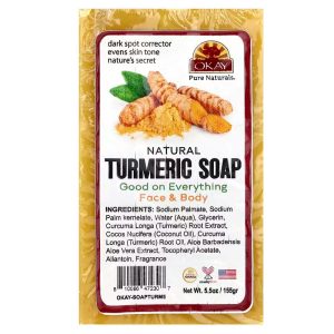 OKAY Natural Turmeric Soap Bar 5.5 oz