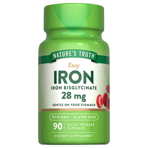 Nature's Truth Easy Iron, 28 Mg, 90 Quick Release Capsules