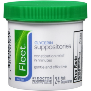 Fleet® Glycerin Suppositories for Adults - 24 Count - Fast Constipation Relief