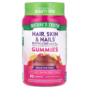 Nature's Truth Hair Skin & Nails Gummies  Fruit 89 Ct