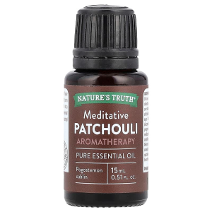 Nature's Truth Essential Oil, Pure, Aromatherapy, Patchouli, Meditative 0.51 Fl Oz