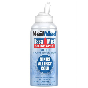 Neilmed Nasamist Isotonic Saline Spray For Allergy & Sinus, 75 Ml