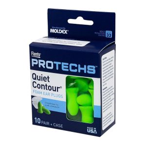 Flents Foam Quiet Contour Ear Plugs, 10 Pair With Case