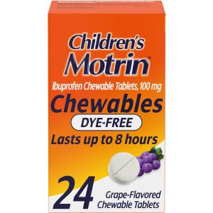 Motrin Chd Cw  100 Mg 24 Grape Df