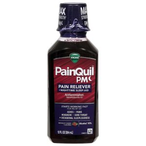 Vicks® Pain Reliever + Nighttime Sleep Aid – Midnight Cherry - 12 Fl Oz