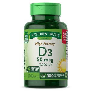 Nature's Truth High Potency Vitamin D3 2000 IU Quick Release Softgels