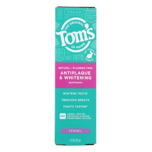 Tom's of Maine Antiplaque & Whitening Fennel Toothpaste 4.5 oz