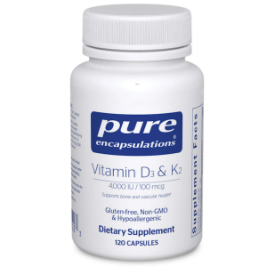 Pure Encapsulations Vitamin D3 & K2 100/100 Mcg