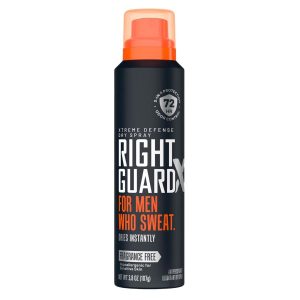 Right Guard Xtreme Defense Dry Spray Fragrance-Free 3.8oz Men