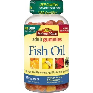 Nature Made Orange Lemon And Strawberry Adult Fish Oil Gummies