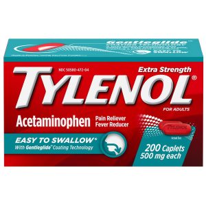 Tylenol Extra Strength Acetaminophen Pain Reliever Caplets