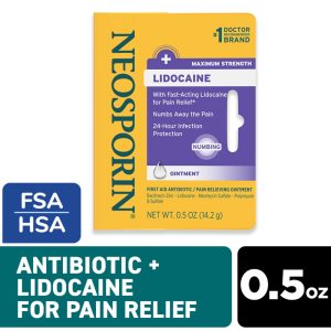 Neosporin Maximum Strength  Ointment Lidocaine  0.5 Oz