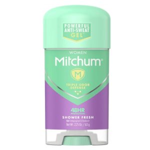 Mitchum For Women Powder Gel Odor Protection Shower Fresh Anti Perspirant & Deodorant 2.25 Oz