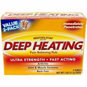 Mentholatum Pain Relieving Rub, Deep Heating, Ultra Strength