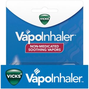 Vicks VapoInhaler, Portable Nasal Inhaler, Refreshing Menthol Vapors, 1 Count