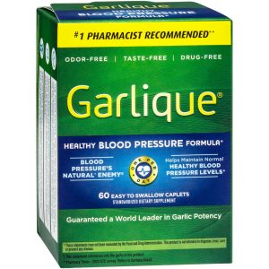 Garlique Healthy Blood Pressure Formula - Odor-Free Garlic, 60 Caplets