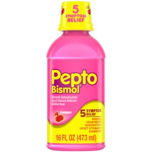 Pepto-Bismol Cherry Liquid Upset Stomach & Diarrhea Relief