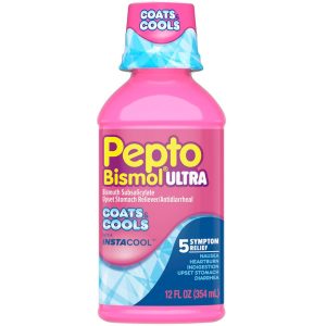 Pepto-Bismol Ultra With Instacool Liquid - 12 Fl Oz