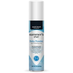 Summer's Eve Feminine Deodorant Spray, Baby Powder, 2 Oz