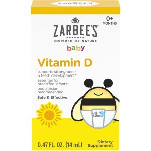 Zarbee's Naturals Baby Vitamin D Supplement, 0.47 Fl Oz