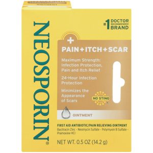 Neosporin No Sting Maximum Strength Pain + Itch + Scar Ointment 0.5 Oz