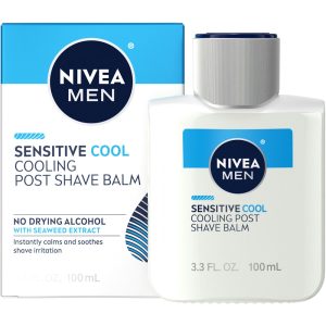 Nivea Men Sensitive Cool Cooling Post Shave Balm, 3.3 Fl Oz